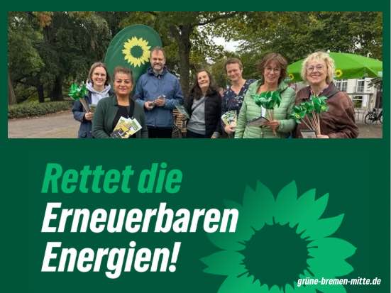 Rettet die erneuerbaren Energien!
