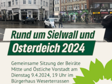 Ankündigung Beiratssitzung 9. April 2024