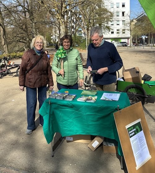 Infotisch zur Wärmewende und Energiewende am 11. April