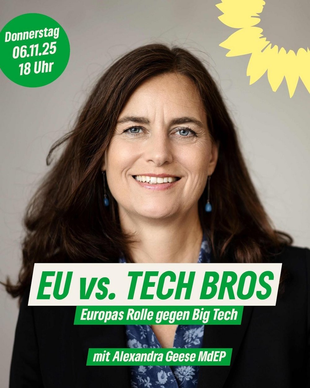 VA zu Europas Rolle gegen Big Tech mit Alexandra Geese am Donnerstag, den 6.11.2025, 18 Uhr im Kwadrat